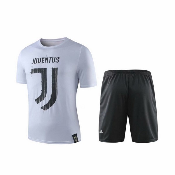 Camiseta de Entrenamiento Juventus Conjunto Completo 2019 2020 Negro Gris